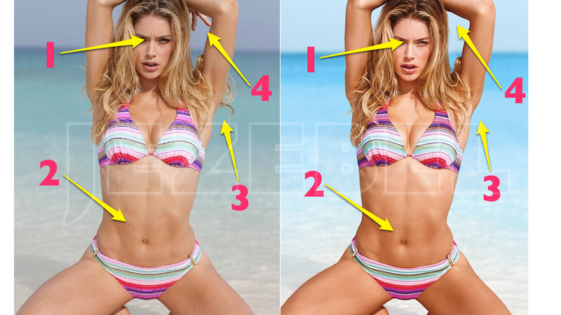 Illustration for article titled The Unretouched Images Victoria's Secret Doesn't Want You to See